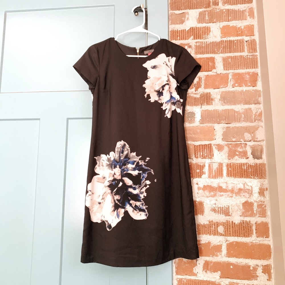 Vince Camuto Black Shift Dress